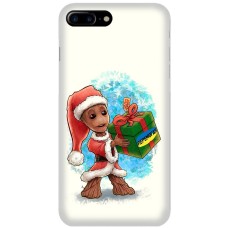 Чохол для iPhone 7 Plus / 8 Plus MixCase Новий рік Грут із подарунком