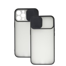 Чохол для iPhone 12 Pro Max LikGus Camshield camera protect чорний
