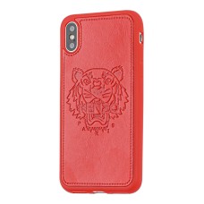 Чохол для iPhone Xs Max Kenzo leather червоний