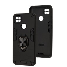 Чохол для Xiaomi Redmi 9C / 10A Military Armor Ring black