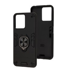 Чохол для Xiaomi Redmi 12 Military Armor Ring black