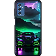 Чохол для Samsung Galaxy A04S (A047) MixCase машини неон в ночі