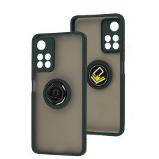 Чохол для Xiaomi  Redmi Note 11 Pro+ 5G LikGus Edging Ring оливк