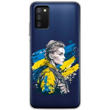Чохол для Samsung Galaxy A03s (A037) MixCase патріотичні незламна Українка