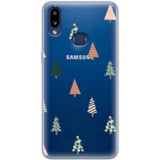 Чохол для Samsung Galaxy A10s (A107) MixCase Новий рік патерн новорічні ялинки