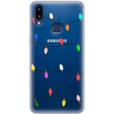 Чохол для Samsung Galaxy A10s (A107) MixCase Новий рік кольорова гірлянда