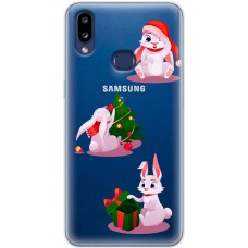 Чохол для Samsung Galaxy A10s (A107) MixCase Новий рік символ року кролик