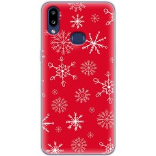 Чохол для Samsung Galaxy A10s (A107) MixCase Новий рік паттерн сніжинки