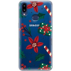 Чохол для Samsung Galaxy A10s (A107) MixCase Новий рік патерн омела