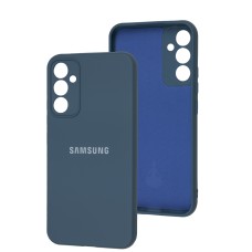 Чохол для Samsung Galaxy A34 (A346) Silicone Full camera navy blue
