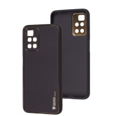 Чохол для Xiaomi Redmi 10 Leather Xshield dark purple