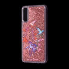 Чохол для Samsung Galaxy A50 / A50s / A30s Блиск вода червоний "колібрі"