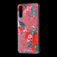 Чохол для Samsung Galaxy A50 / A50s / A30s Блиск вода червоний "червоні троянди"