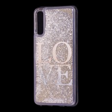 Чохол для Samsung Galaxy A50 / A50s / A30s Блиск води сріблястий "Love"