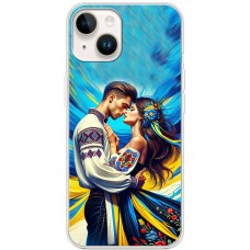 Чохол для iPhone 13 mini MixCase патріотичні закохана пара