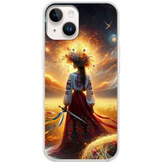 Чохол для iPhone 13 mini MixCase патріотичні жінка у вишиванці