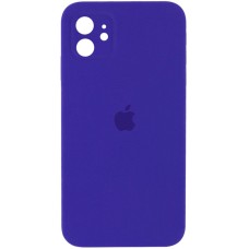 Чохол Silicone Case Square Full Camera (AA) для Apple iPhone 11 (6.1") Фіолетовий / U