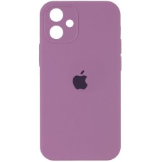 Чохол Silicone Case Square Full Camera (AA) для Apple iPhone 11 (6.1") Ліловий / Lila