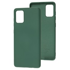 Чохол для Samsung Galaxy A71 (A715) Wave colorful forest green