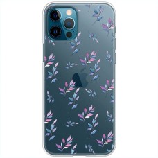 Чохол для iPhone 12 Pro Mixcase квіти патерн гілки з градієнтом