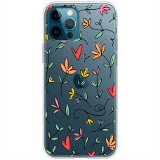 Чохол для iPhone 12 Pro Mixcase квіти - листочки