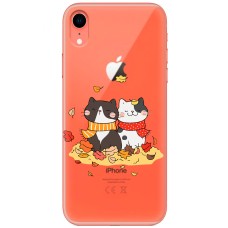 Чохол для iPhone Xr MixCase осінь котяча осінь