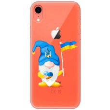 Чохол для iPhone Xr MixCase патріотичні гномік з Україною