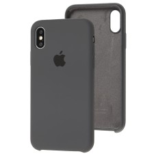 Чохол Silicone для iPhone X / Xs case сірий