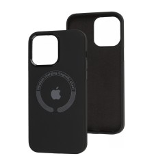 Чохол для iPhone 14 Pro Max Metal Camera MagSafe Silicone black