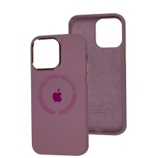 Чохол для iPhone 14 Pro Max Metal Camera MagSafe Silicone blueberry
