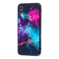Чохол для iPhone Xs Max glass космос