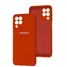 Чохол для Samsung Galaxy M33 (M336) Silicone Full camera червоний