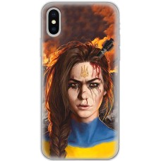 Чохол для iPhone X / Xs MixCase патріотичні побита та нескорена