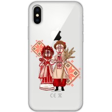 Чохол для iPhone Xs Max MixCase патріотичні Українські ляльки