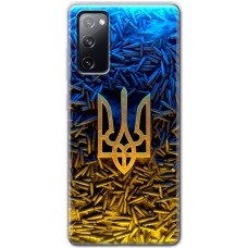 Чохол для Samsung Galaxy S20 FE (G780)  MixCase патріотичні Тризум серед куль