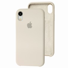 Чохол silicone case для iPhone Xr stone
