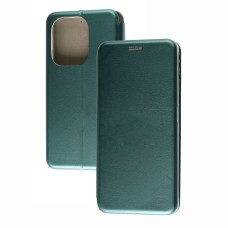 Чохол книжка Premium для Xiaomi Redmi Note 13 Pro 4G / Poco M6 Pro 4G зелений