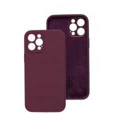Чохол для iPhone 12 Pro Max Lakshmi Square Full camera бордовий / plum