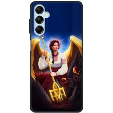 Чохол для Samsung Galaxy M14 (M146) MixCase патріотичні українка ангел з тризубо