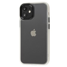 Чохол для iPhone 12 mini Metal Buttons білий