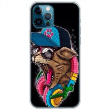 Чохол для iPhone 12 Pro MixCase звірі стильний кіт