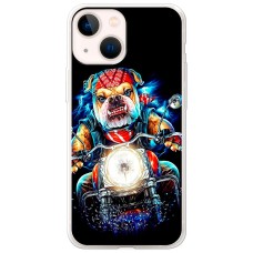 Чохол для iPhone 13 MixCase звірі бульдог байкер