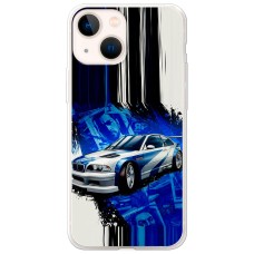 Чохол для iPhone 13 MixCase авто бмв на синьому