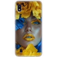 Чохол для Samsung Galaxy A10 (A105) MixCase патріотичні макіяж
