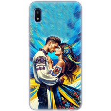 Чохол для Samsung Galaxy A10 (A105) MixCase патріотичні закохана пара
