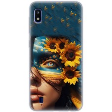 Чохол для Samsung Galaxy A10 (A105) MixCase патріотичні сяйво в очах