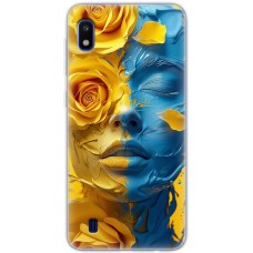 Чохол для Samsung Galaxy A10 (A105) MixCase патріотичні розмальована фарбами