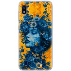 Чохол для Samsung Galaxy A10 (A105) MixCase патріотичні жіноча блакить