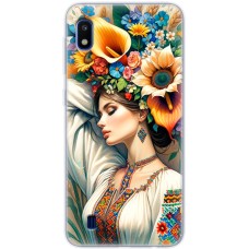 Чохол для Samsung Galaxy A10 (A105) MixCase патріотичні спляча красуня