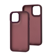Чохол для iPhone 12 / 12 Pro Metal Bezel фуксія